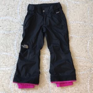 Girls North Face ski pants! EZ Grow!